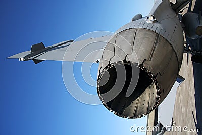 Jas39 jet engine Stock Photo