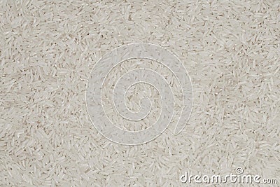 Jasmin rice closeup, basmati background Stock Photo