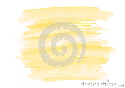 Jasmine or vanilla watercolor gradient brush strokes. Beautiful abstract background. It`s useful for graphic design Stock Photo