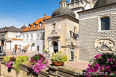 The Jasna Gora monastery in Czestochowa city, Poland Editorial Stock Photo