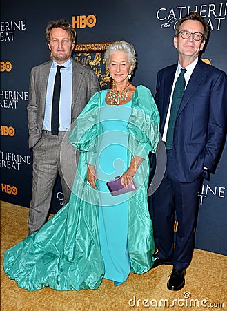 Jason Clarke, Helen Mirren & Philip Martin Editorial Stock Photo