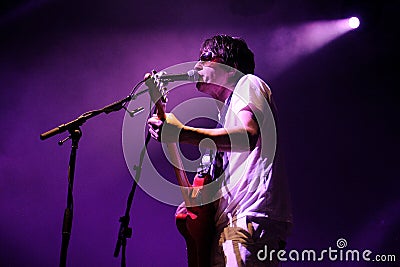 Jason Pierce, also known as J. Spaceman, lead singer of Spiritualized band Editorial Stock Photo