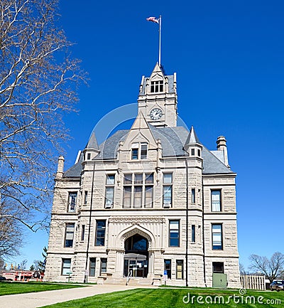 Jasper County Courthouse Editorial Stock Photo
