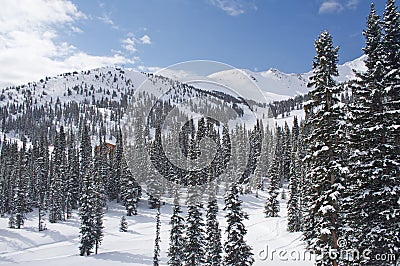 Jasper Ski Resort, Canada Stock Photo