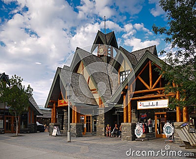 Adventure Centre Jasper, Alberta Canada Editorial Stock Photo