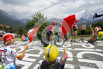 LAURENT PICHON (TEAM ARKEA - SAMSIC FRA) in the time trial stage at Tour de France 2023. Editorial Stock Photo