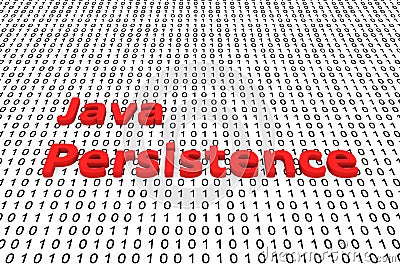 Java persistence Cartoon Illustration