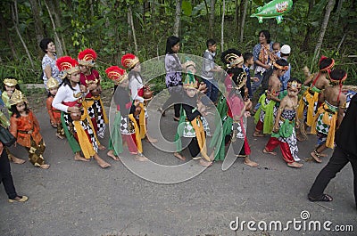 JAVANESE CHRISTIAN TRADITIONAL RITUAL Editorial Stock Photo