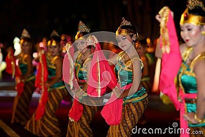 Javanese cultural performances Editorial Stock Photo