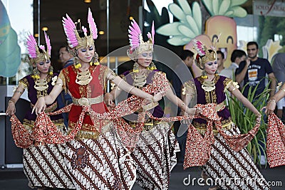 Javanese dance Editorial Stock Photo