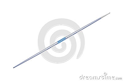 Javelin with metal tip Vector Illustration