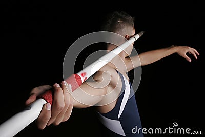 Javelin thrower Stock Photo
