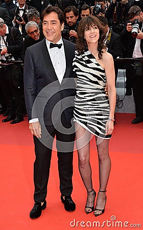 Javier Bardem & Charlotte Gainsbourg Editorial Stock Photo