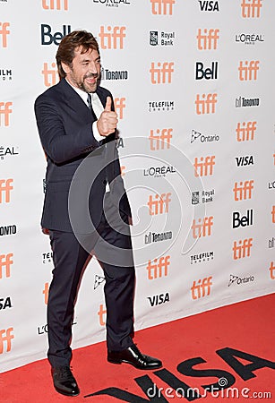 Javier Bardem on the red carpet Editorial Stock Photo