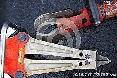 Jaws of Life Stock Photo