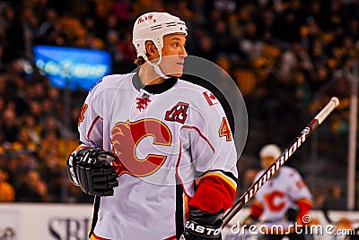 Jay Bouwmeester Calgary Flames Editorial Stock Photo