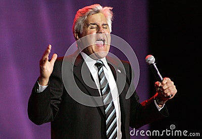 Jay Leno performs stand up Editorial Stock Photo