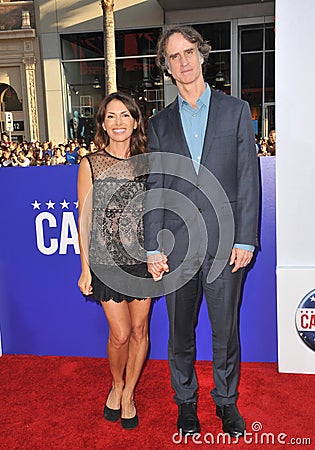 Jay Roach & Susanna Hoffs Editorial Stock Photo