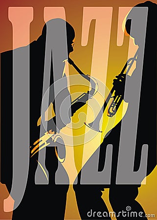 Jazz background Vector Illustration
