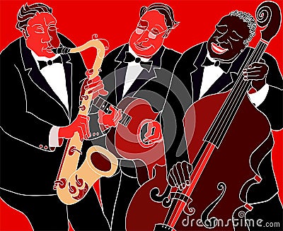 Jazz band Vector Illustration