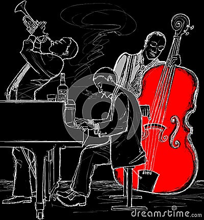 Jazz band Vector Illustration