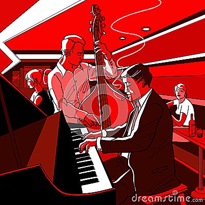 Jazz band Vector Illustration