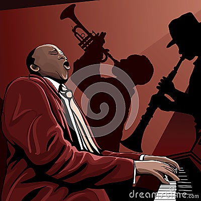 Jazz band Vector Illustration