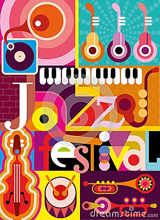 Jazz Festival Vector Illustration