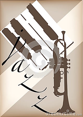 Jazz poster Vector Illustration