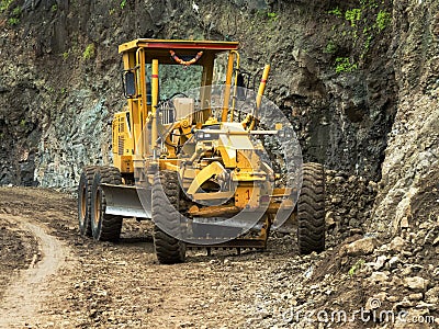 JCB Machine Excavators or Digger on Site Stock Photo