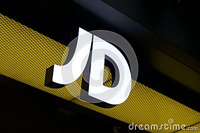 JD Sports sign Editorial Stock Photo