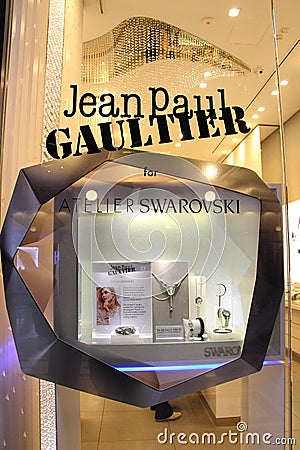 Jean Paul Gaultier for Swarovski Editorial Stock Photo