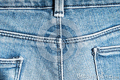 Jeans back Stock Photo