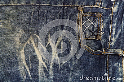 Jeans are beautifully detailed Stock Photo