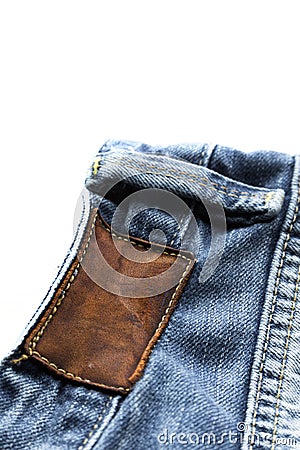 Jeans detail Stock Photo