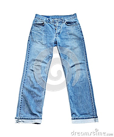 Jeans isolated Stock Photo