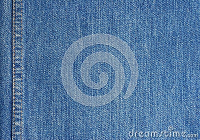 Jeans texture with stitch Stock Photo