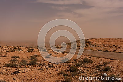 Jebel Dahar the south of tunisia Stock Photo