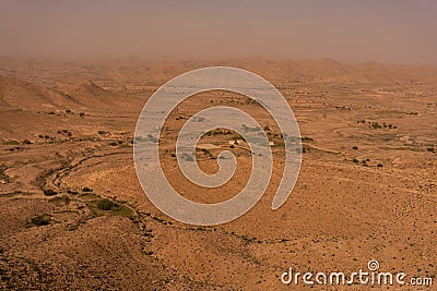 Jebel Dahar the south of tunisia Stock Photo