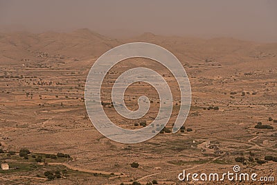 Jebel Dahar the south of tunisia Stock Photo