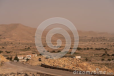 Jebel Dahar the south of tunisia Stock Photo