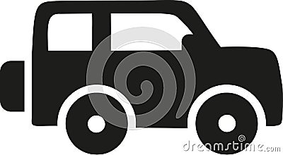 Jeep icon vector Vector Illustration