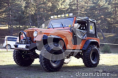 Jeep Offroad Truck Stock Photo