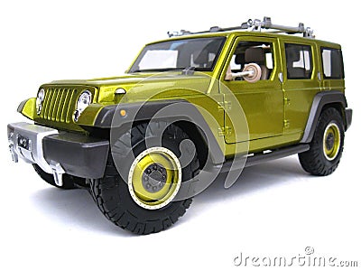 Jeep Rescue Concept Stock Photo