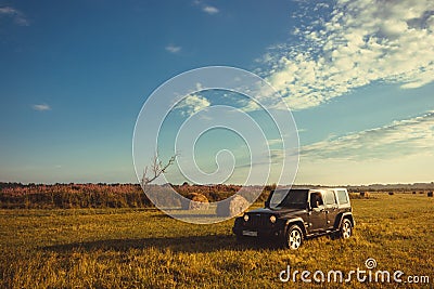 Jeep Wrangler Rubicon Editorial Stock Photo