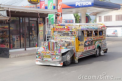 Jeepney Editorial Stock Photo