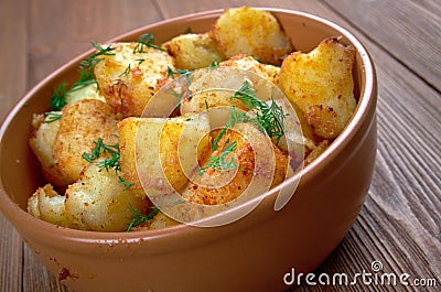 Jeera Aloo Stock Photo