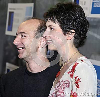 Jeff Bezos and MacKenzie Bezos Editorial Stock Photo