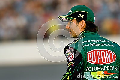 Jeff Gordon NNCS Rock and Roll 400 at Richmond International Raceway Editorial Stock Photo