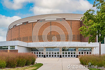Jeff and Joanne Ishbia Gate at Jack Breslin Student Events Center in East Lansing, Michigan Editorial Stock Photo